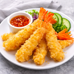 Panierowane Krewetki w tempurze