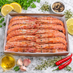 Krewetki argentyńskie czerwone (z głową, w pancerzu) 2kg