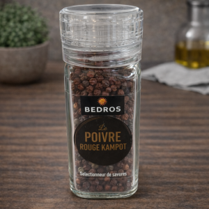 Młynek czerwonej papryki Kampot 49 g Bedros – wyjątkowy pieprz o bogatym aromacie
