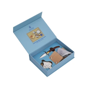 Zestaw do ostryg Laguiole – nóż, wyciskacz do cytryny, blok i rękawica