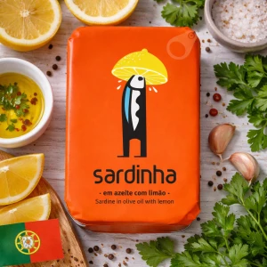 Portugalskie sardynki w oliwie z cytryną