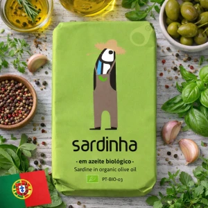 Portugalskie całe sardynki w ekologicznej oliwie z oliwek