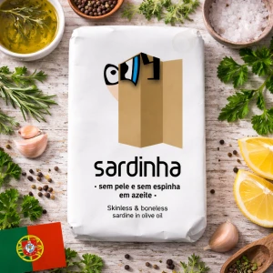 Portugalskie sardynki bez skóry i ości w oliwie