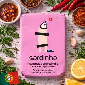 Portugalskie sardynki bez skóry i ości w pikantnej oliwie