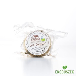 KNIAŹ SER ŚWIEŻY CZOSNEK (OK. 350 G) EKO